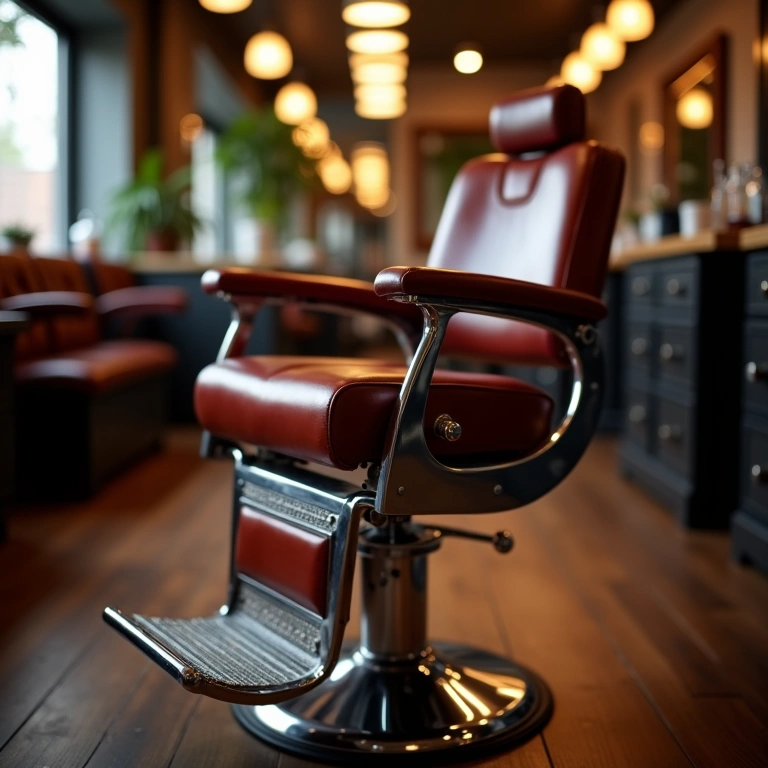 Vintage barber chair