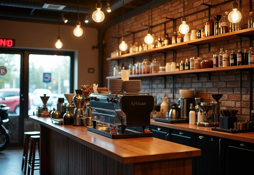 Artisan coffee bar